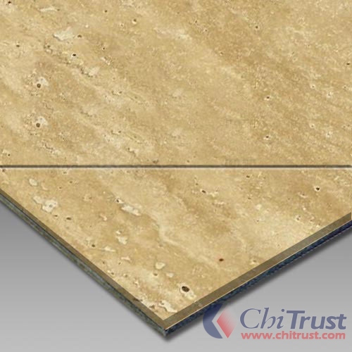 <b>Beige Travertine-Aluminum Honeycomb Laminated Panel</b>